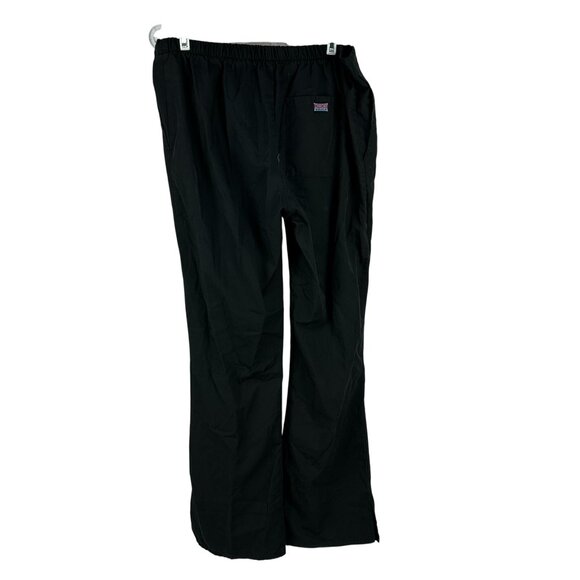 Cherokee Workwear Black Unisex Scrub Pants Size S 65% Polyester 35% Cotton - Picture 3 of 6